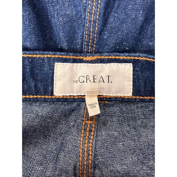 The Great Miner Jeans 27 Womens High Rise Relaxed Straight Dark Wash Denim - Picture 6 of 7